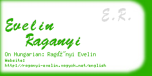 evelin raganyi business card